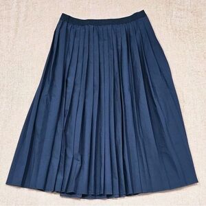 Halara High Waisted Pleated Quick Dry Midi Skirt Majolica Blue Size Small
